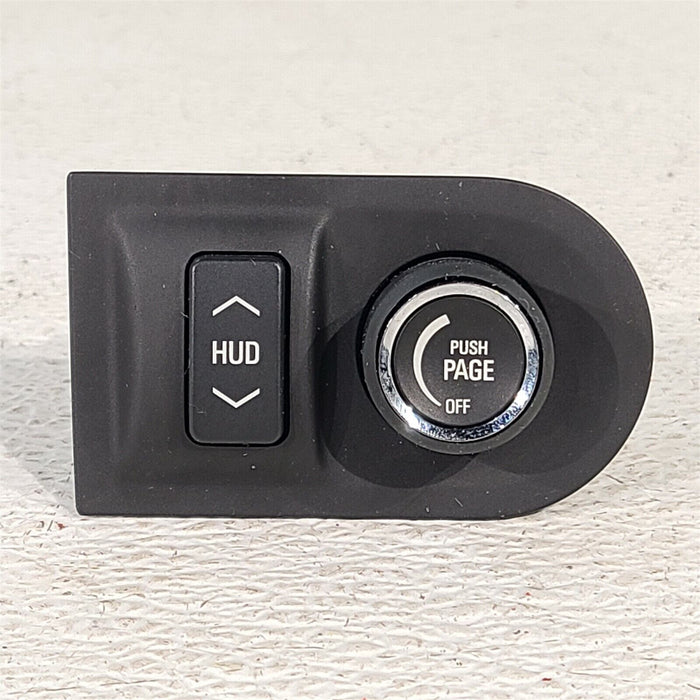 10-12 Camaro Ss Hud Control Switch Control Button Aa7101