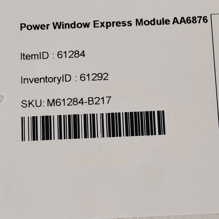 94-96 Corvette C4 Power Window Express Module AA6876