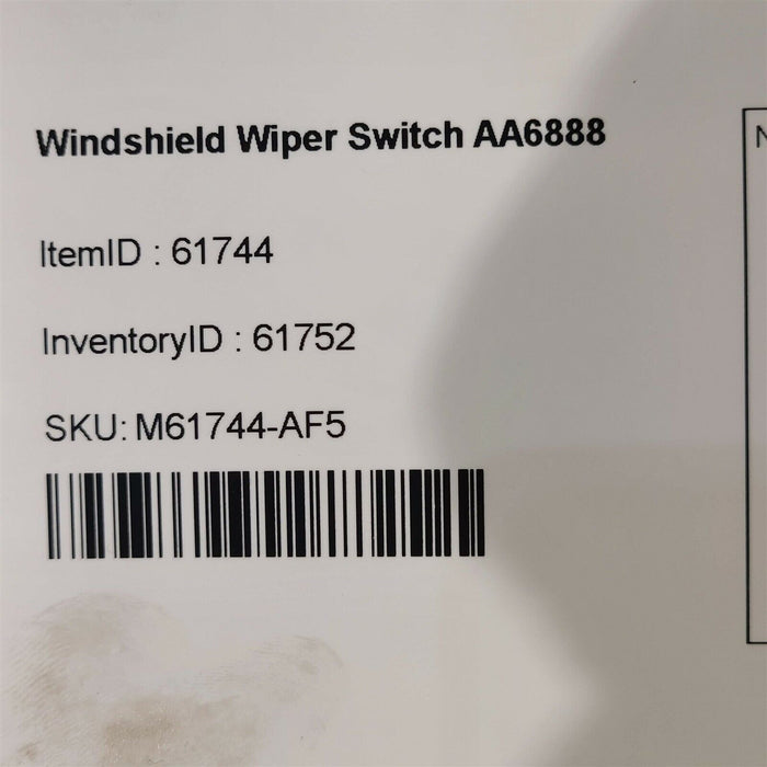 05-13 Corvette C6 Windshield Wiper Switch Stalk Oem AA6888