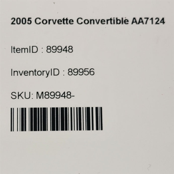05-13 Corvette C6 Manual Transmission Shifter Boot Knob Aa7124
