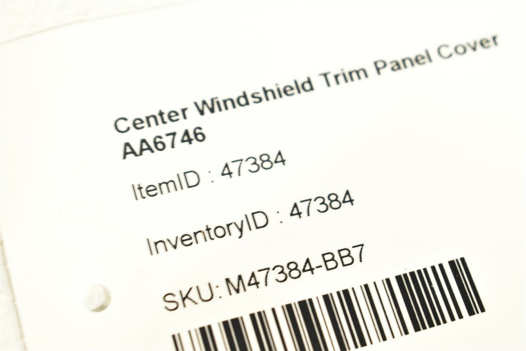 90-05 Miata Mx5 Center Windshield Trim Panel Cover Na01 68 090 Pp Aa6746