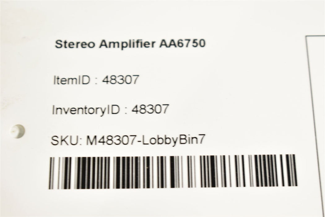 2002 Porsche 986 Boxster S Stereo Amp Audio Amplifier Haes Aa6750