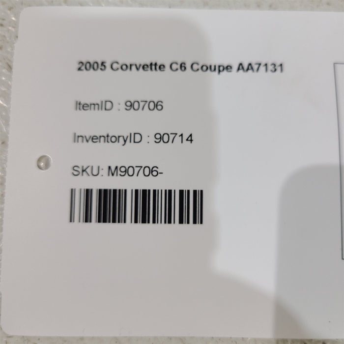 2005 Corvette C6 Passenger Headlight Head Light Hid Xenon Rh Aa7131