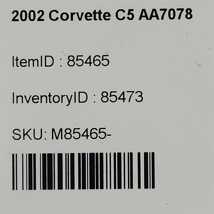 97-04 Corvette C5 Parking Brake Handle Leather Boot Aa7078