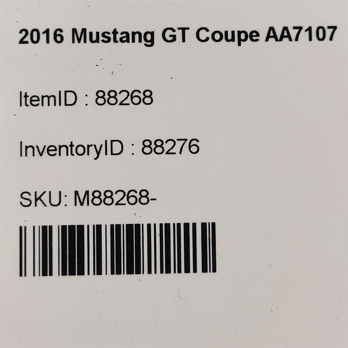 15-17 Mustang Gt Rear Shocks Shock Absorber Set Pair Aa7107