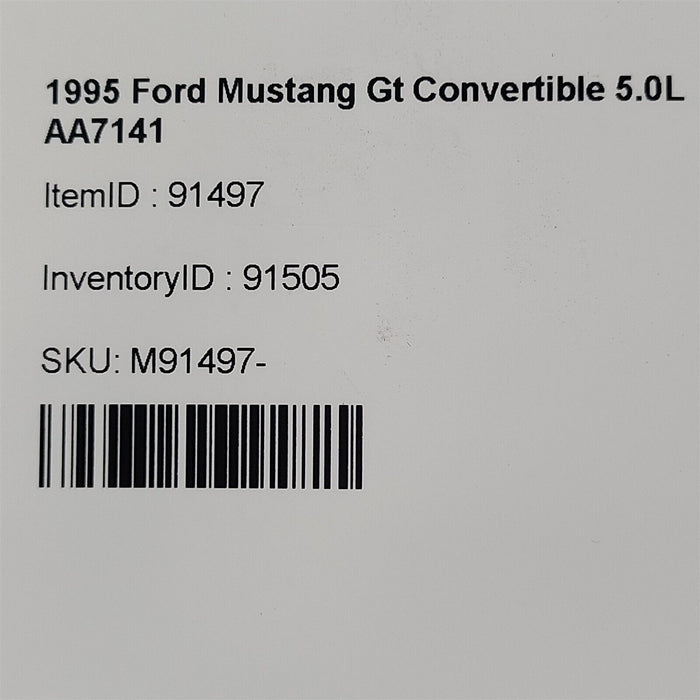 94-98 Mustang Gt Exterior Door Handle Set Pair Rh Lh Aa7141