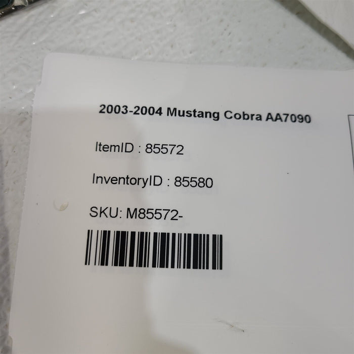 2003-2004 Mustang Cobra Front Bumper Foam Absorber Aa7090