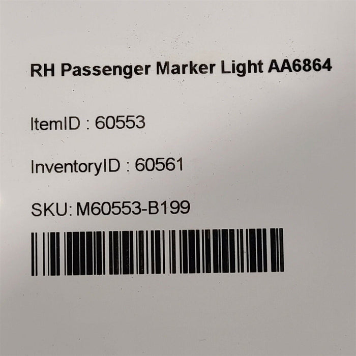 01-05 Lexus IS300 RH Passenger Marker Light AA6864