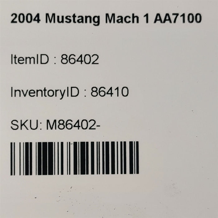 94-04 Mustang Rear Axle Control Arm To Body Bolts Oem Hardware Aa7100