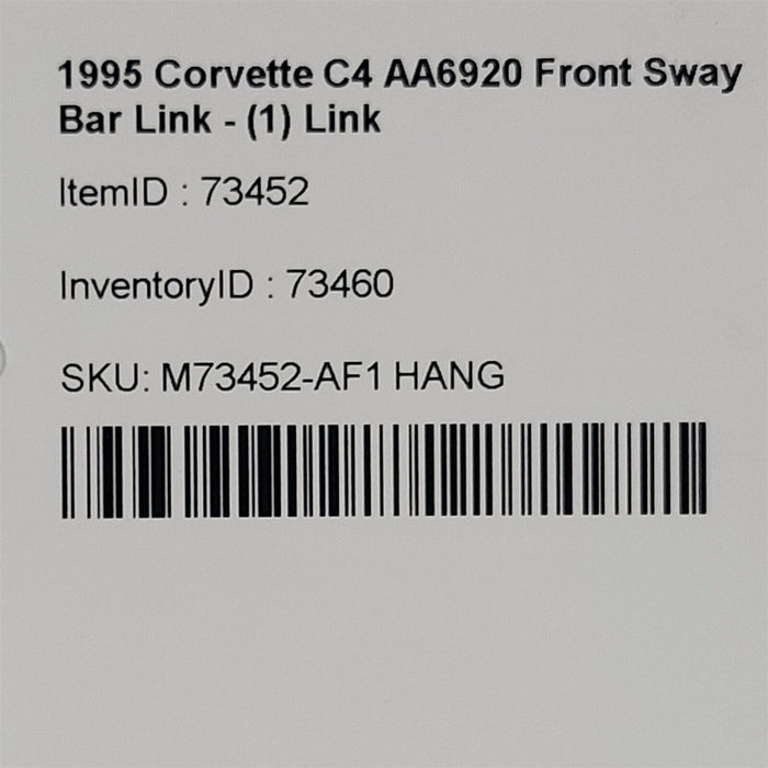 94-96 Corvette C4 Sway Bar Link AA6920