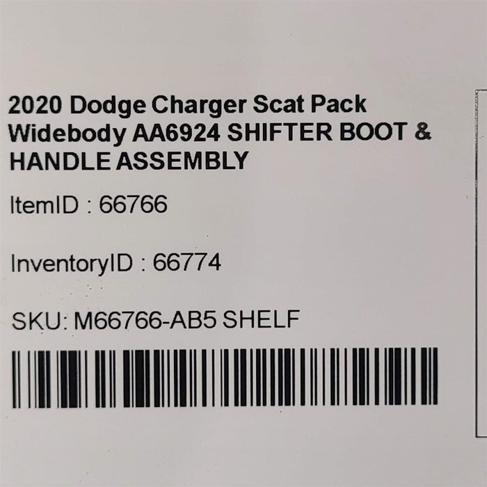 2020 Dodge Charger Scat Pack Widebody Shifter Handle Bezel Trim Aa6924