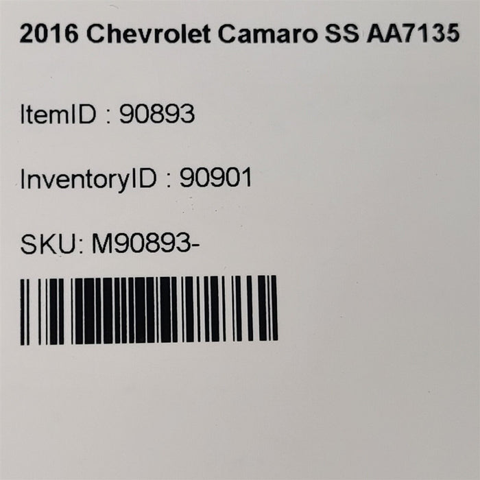 16-20 Camaro Ss Windshield Wiper Arm Set Pair Aa7135