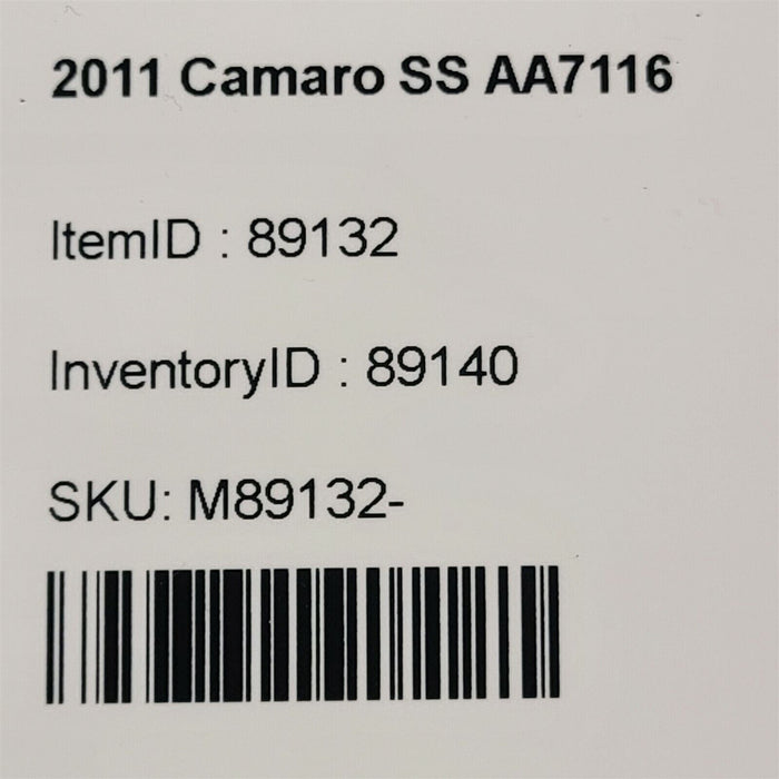 10-15 Camaro Ss Headlight Switch Head Light Control Lamp Oem Aa7116