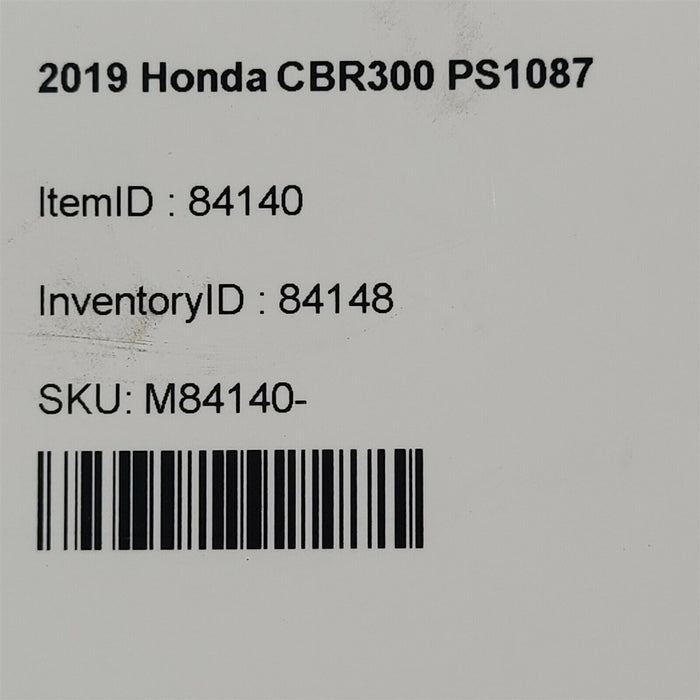 15-22 Honda Cbr300R Brake Hose Line Oem Ps1087