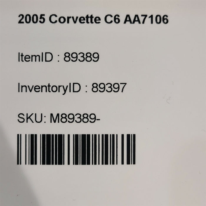 05-10 Corvette C6 Center Console Arm Rest Titanium Aa7106