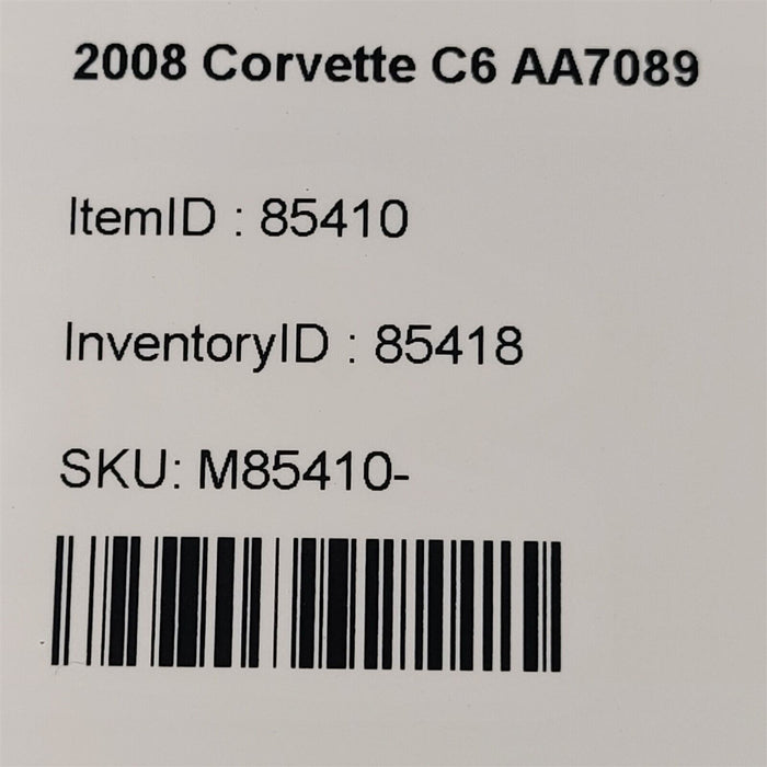 05-10 Corvette C6 Center Console Arm Rest Titanium Aa7089