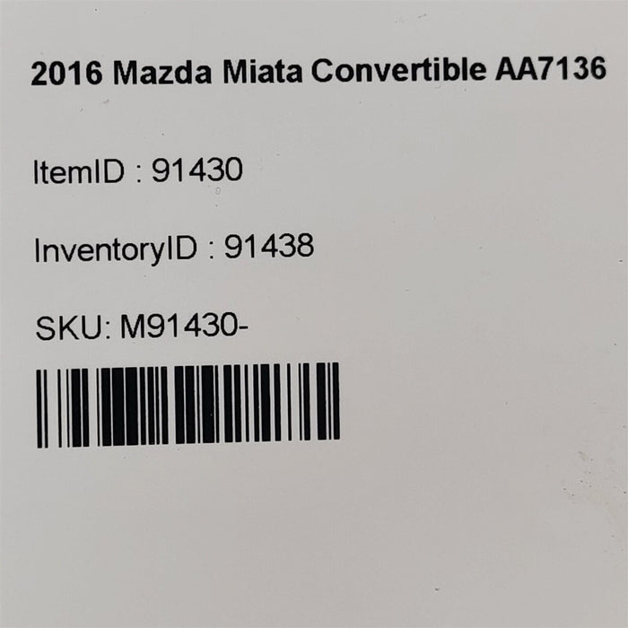 16-23 Mazda Miata Mx-5 Brake Caliper Set Front Calipers Rh Lh Aa7136