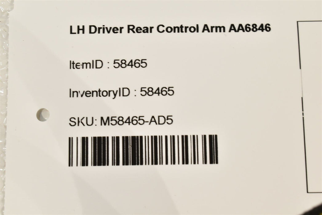 04-08 Mazda RX-8 RH Rear Driver Rear Control Arm Forward Mount AA6846