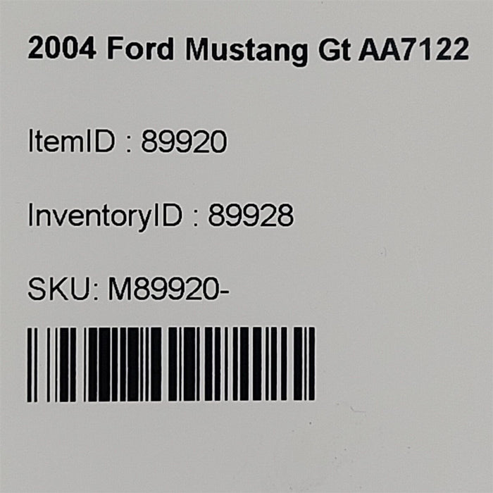 99-04 Mustang Steering Shaft Rag Joint Aa7122