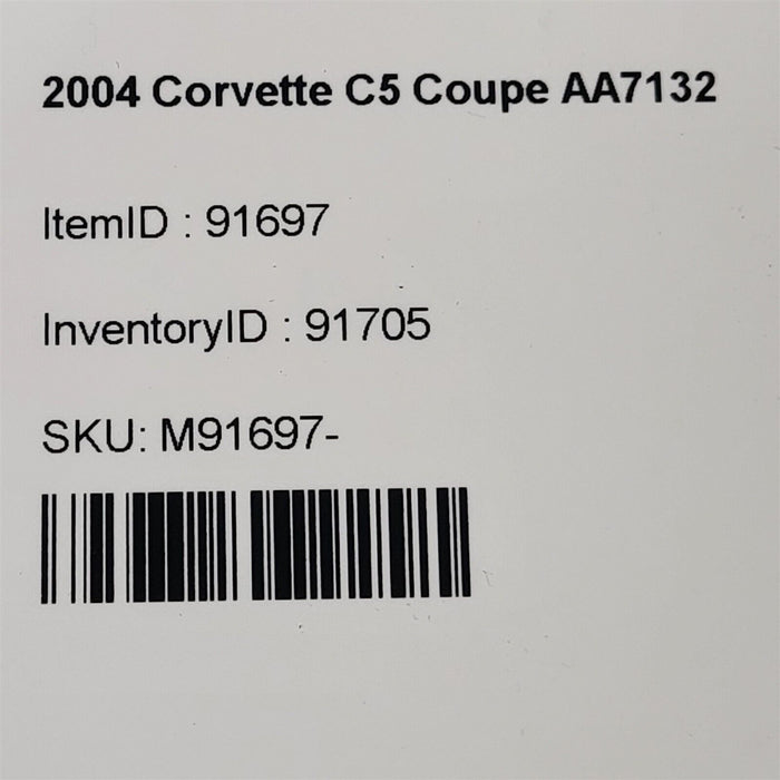 01-04 Corvette C5 Coolant Overflow Bottle Tank Reservoir Aa7132