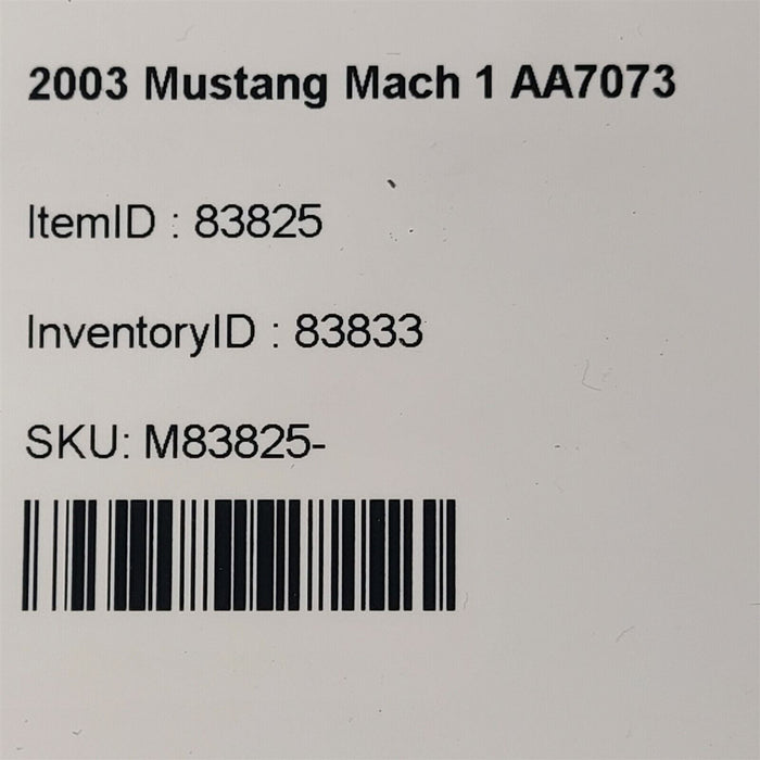 99-04 Mustang Door Cat Whisker Interior Exterior Felts Seals Oem Driver AA7073