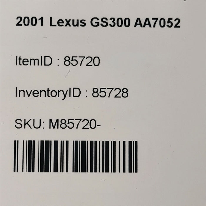 98-05 Lexus Gs300 Trunk Latch Lock Assembly Aa7052