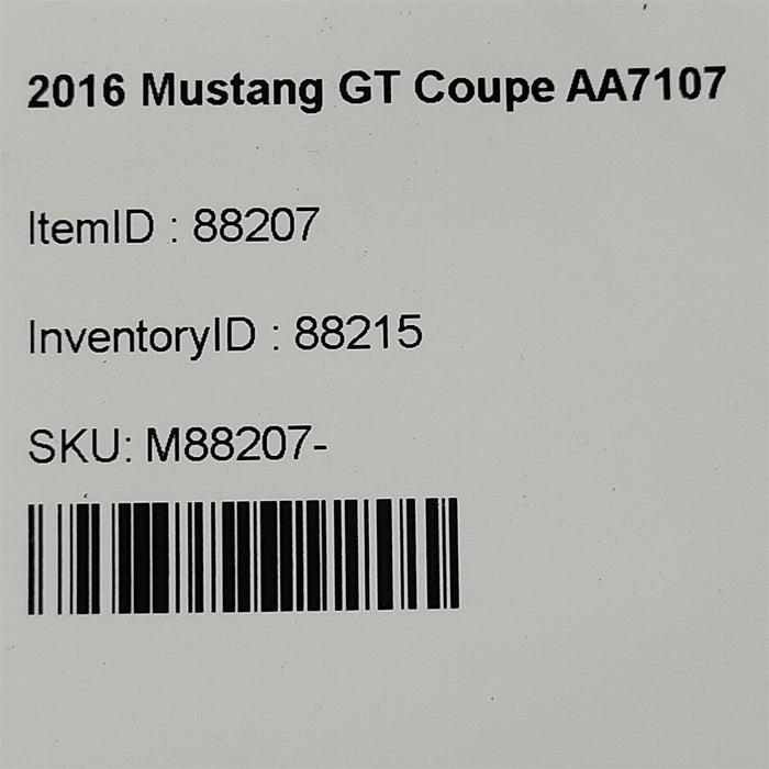 15-22 Mustang Gt Coupe Driver Door Window Switches Handle Aa7107