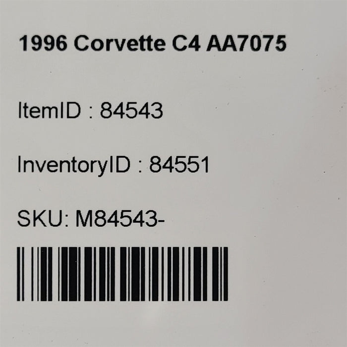 88-96 Corvette C4 Rear Park Brake Cable With Bracket Driver Left Aa7075