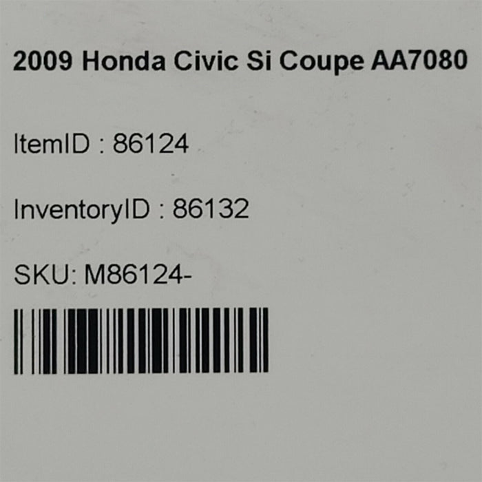 06-11 Honda Civic Si Coupe Serpetine Belt Tensioner 2.0L K20Z3 Aa7080