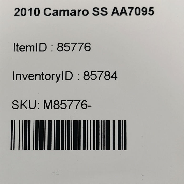 10-15 Camaro Ss Center Console Housing Lid Arm Rest Shifter Bezel Auto Aa7095