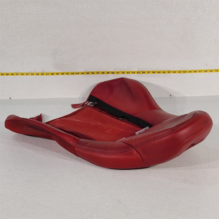 05-10 Corvette C6 Right Passenger Upper Seat Skin Red AA6984