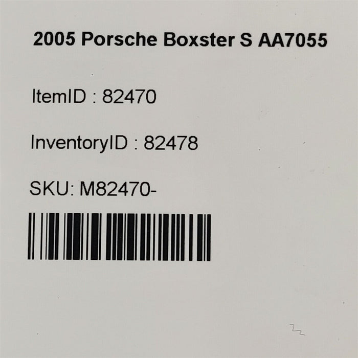 05-08 Porsche Boxster S 987 Gateway Body Control Module 99761010205 AA7055