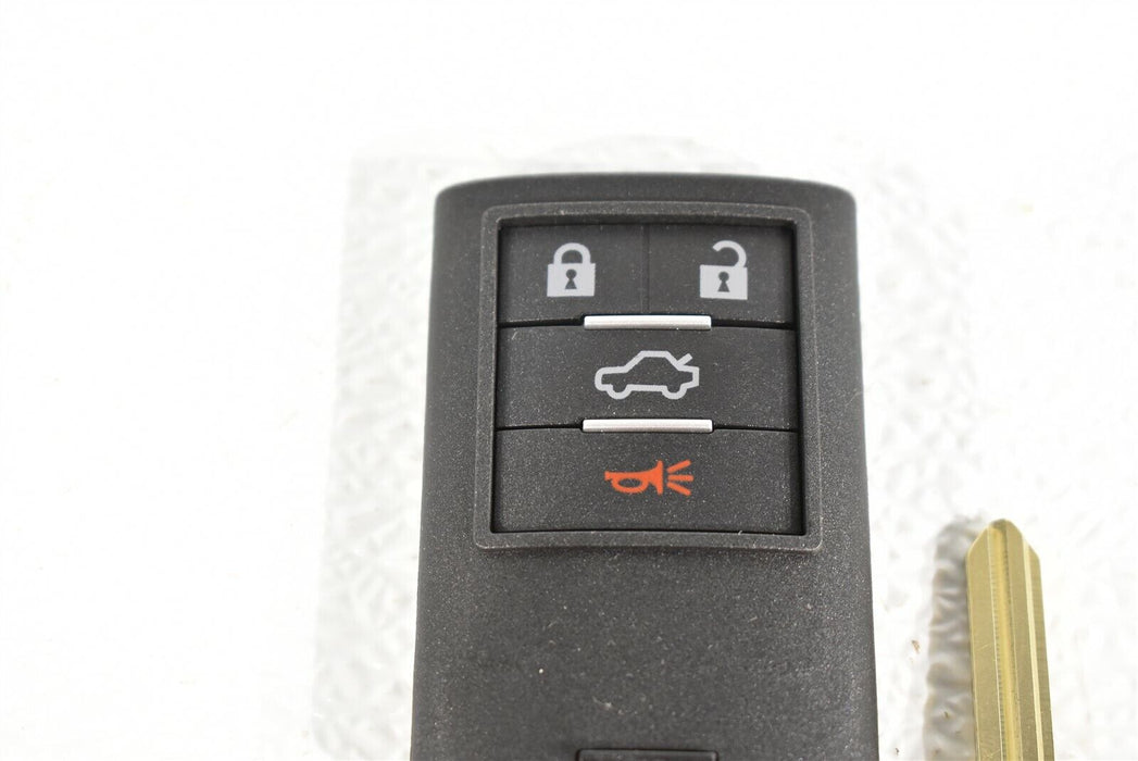 Key Fob Case Shell W/Key Blade 4 Button Case Only For Corvette C6 Cadillac Xlr