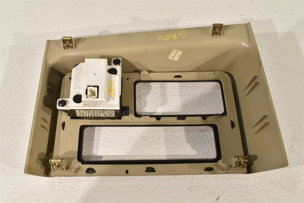 03-06 Escalade Dash Panel Center Console Upper Trim Clock AA6850