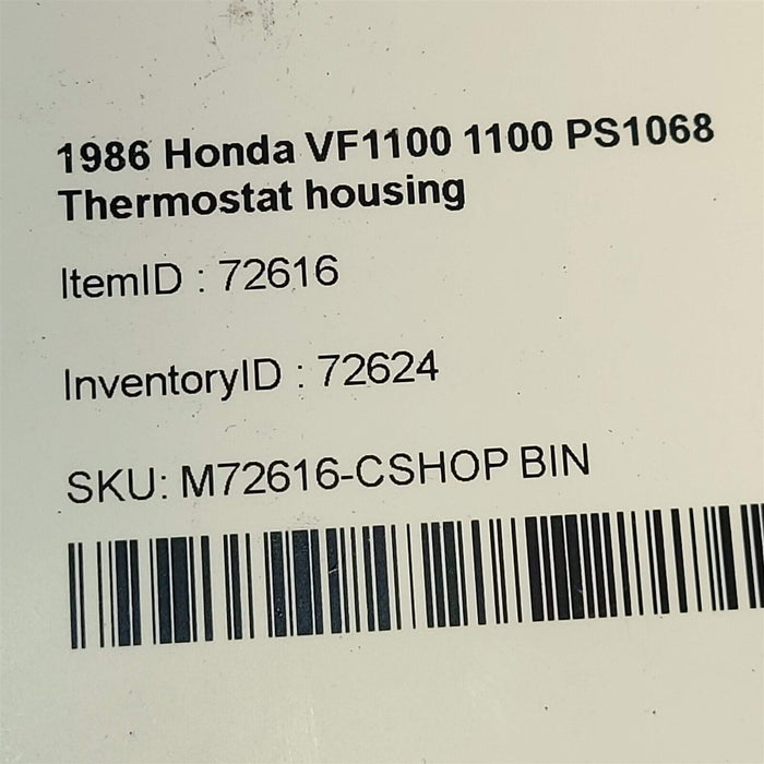 1986 Honda Vf1100 1100 Thermostat Housing Ps1068