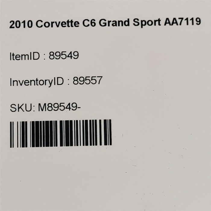05-13 Corvette C6 Ash Tray Insert Aa7119