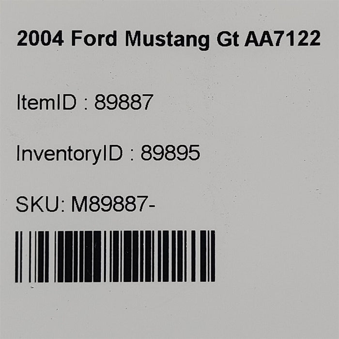 99-04 Mustang Door Speakers Factory Pair Oem Aa7122