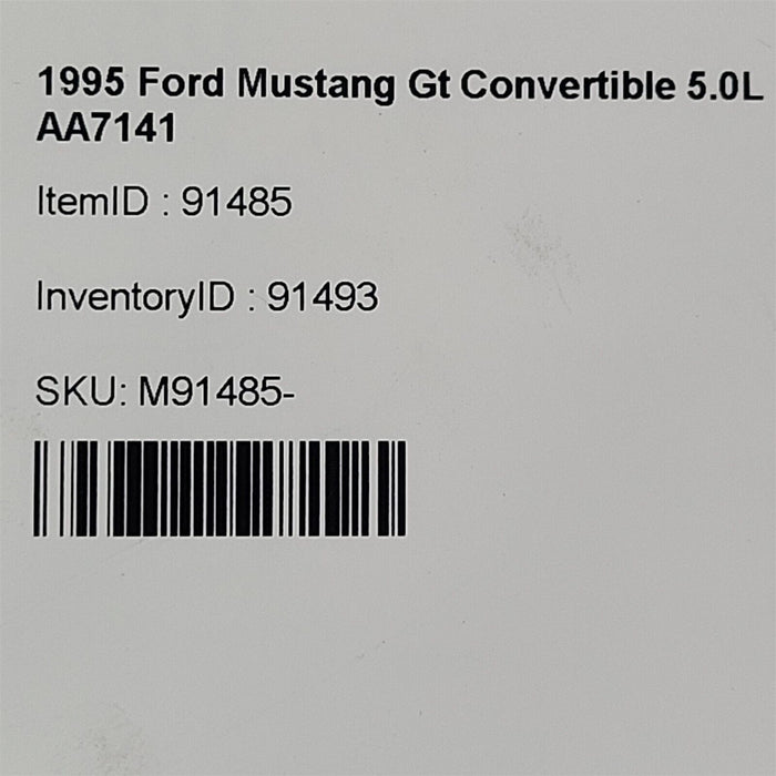 94-98 Ford Mustang Rear Brake Hose Junction Mounting Distribution Block Aa7141