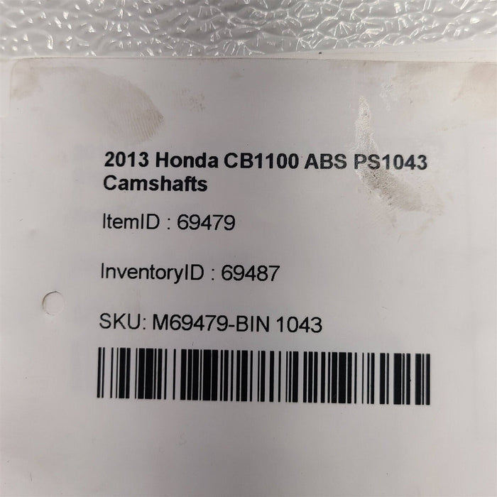 2013 Honda CB1100 ABS Camshafts Cam Shaft Pair PS1043