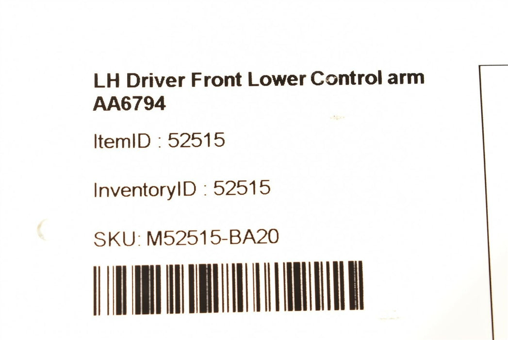 97-04 Porsche 986 Boxster S LH Driver Front Lower Control Arm AA6794