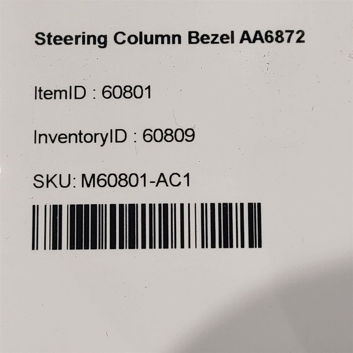 2006 Chrysler 300C SRT8 Steering Column Bezel Trim OEM AA6872