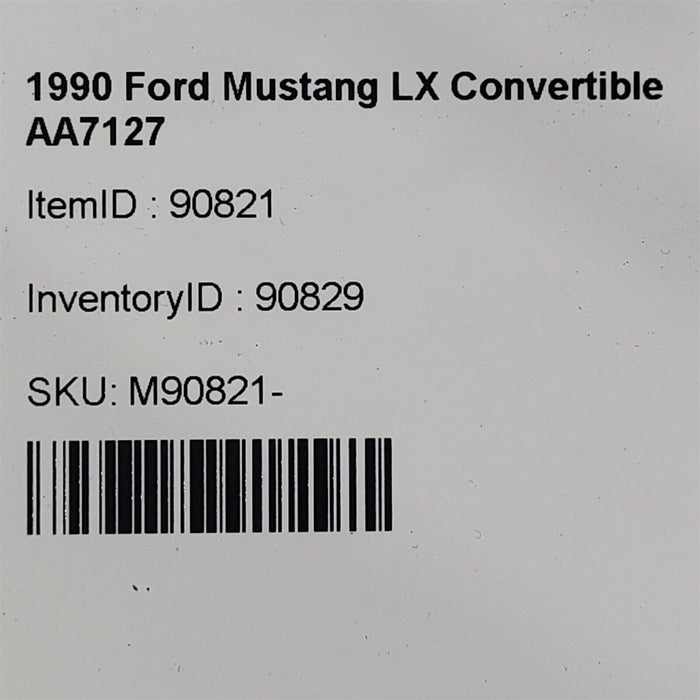 87-93 Mustang Interior Door Handle Set Handles Rh Lh Aa7127