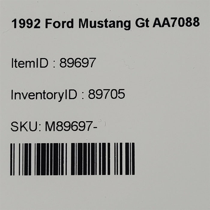 87-93 Mustang Windshield Wiper Arm Set Pair Aa7088