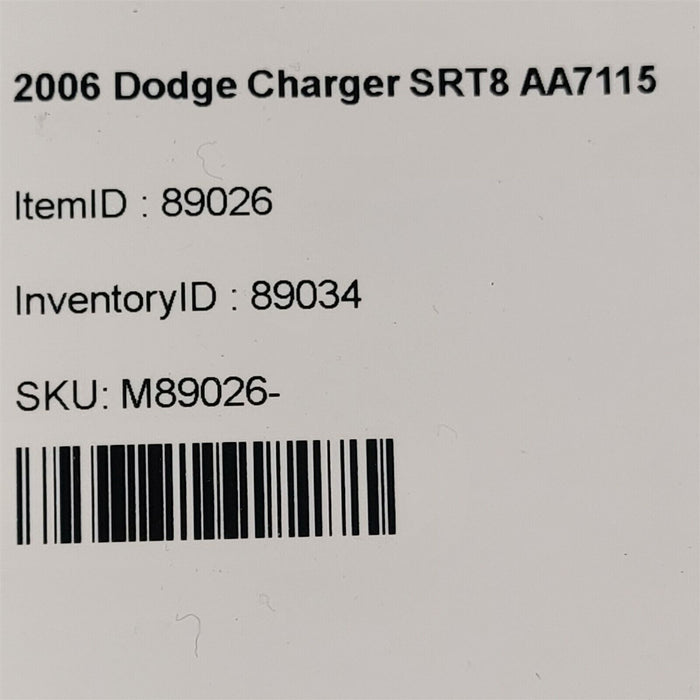 06-10 Dodge Charger Srt8 Evapotive Emission Purge Valve Aa7115