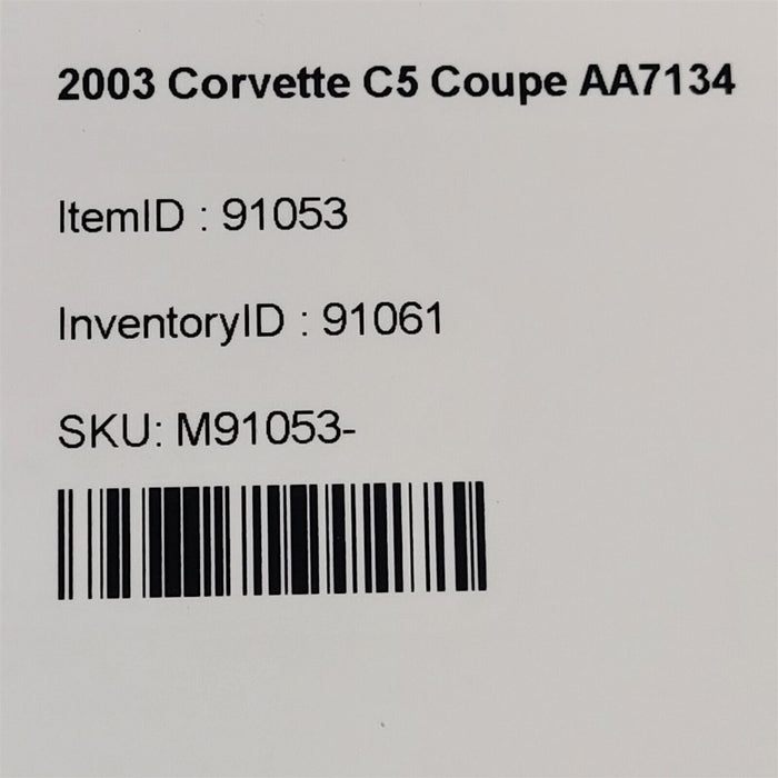 97-04 Corvette C5 Interior Seatbelt Trim Covers B Pillars Oem Light Tan Aa7134