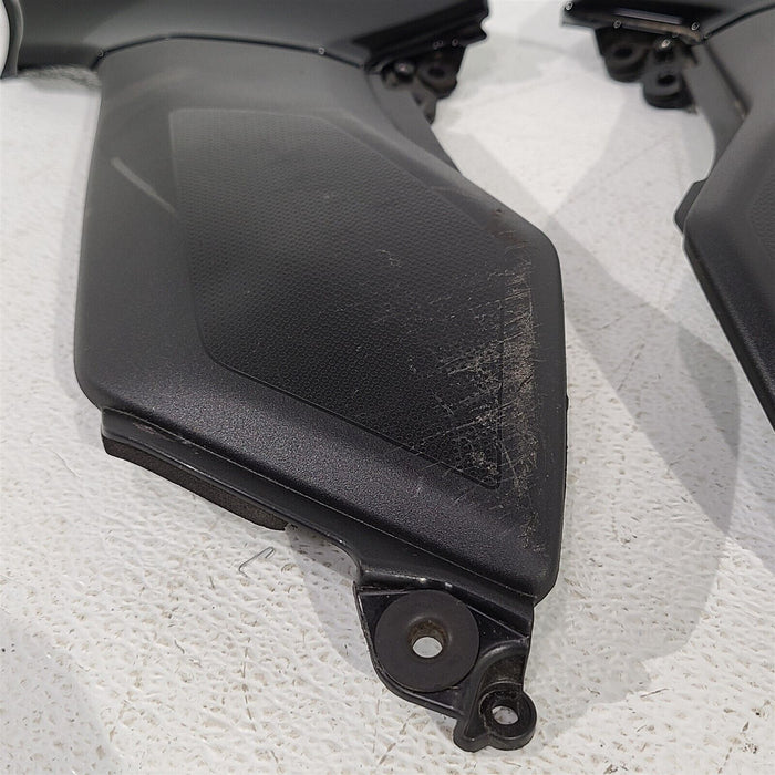 17-23 Kawasaki ZR900 Fuel Tank Side Cover Lower Panels Knee Grip Hardware PS1074