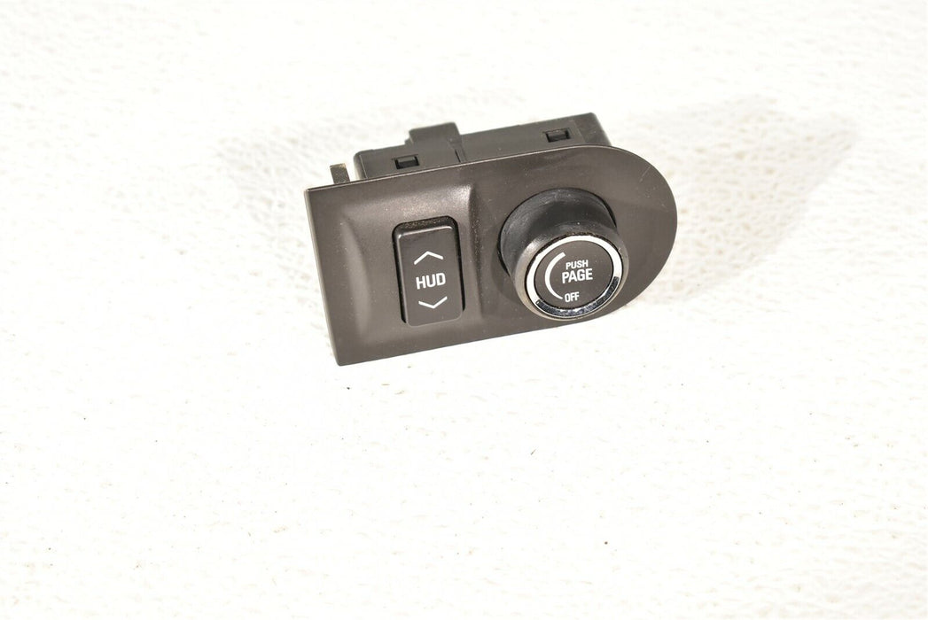 13-15 Camaro Ss Hud Control Switch Control Button Aa6719