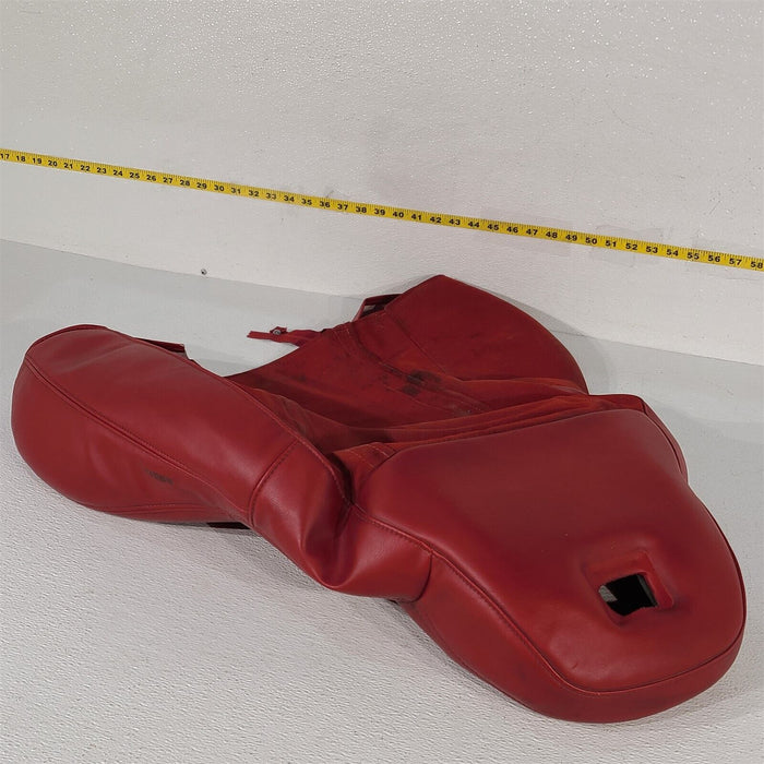 05-10 Corvette C6 Right Passenger Upper Seat Skin Red AA6984