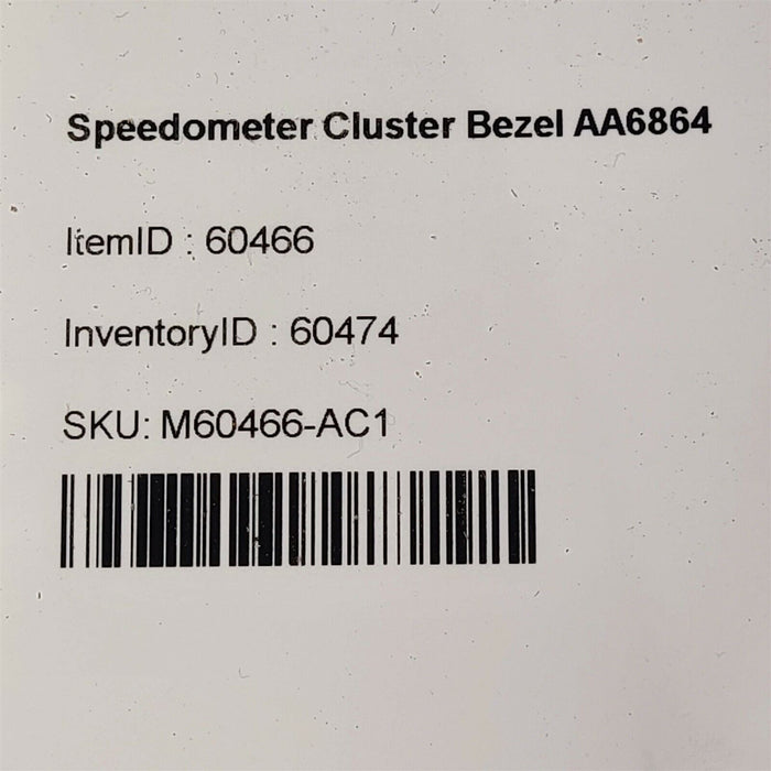 01-05 Lexus IS300 Instrument Speedometer Cluster Bezel Trim AA6864