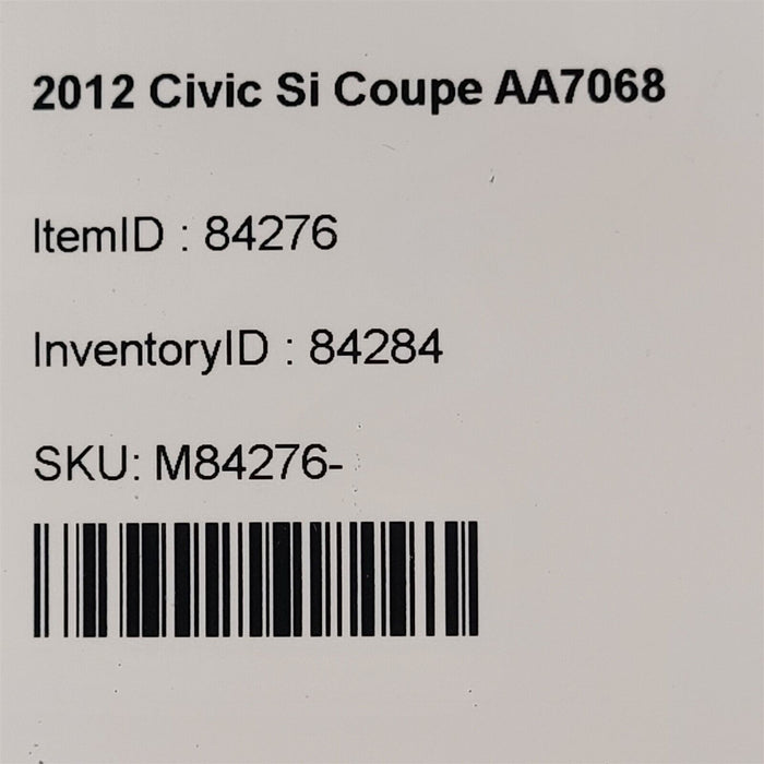 12-15 Honda Civic Si Coupe Motor Mount 2.4L K24Z7 Aa7068